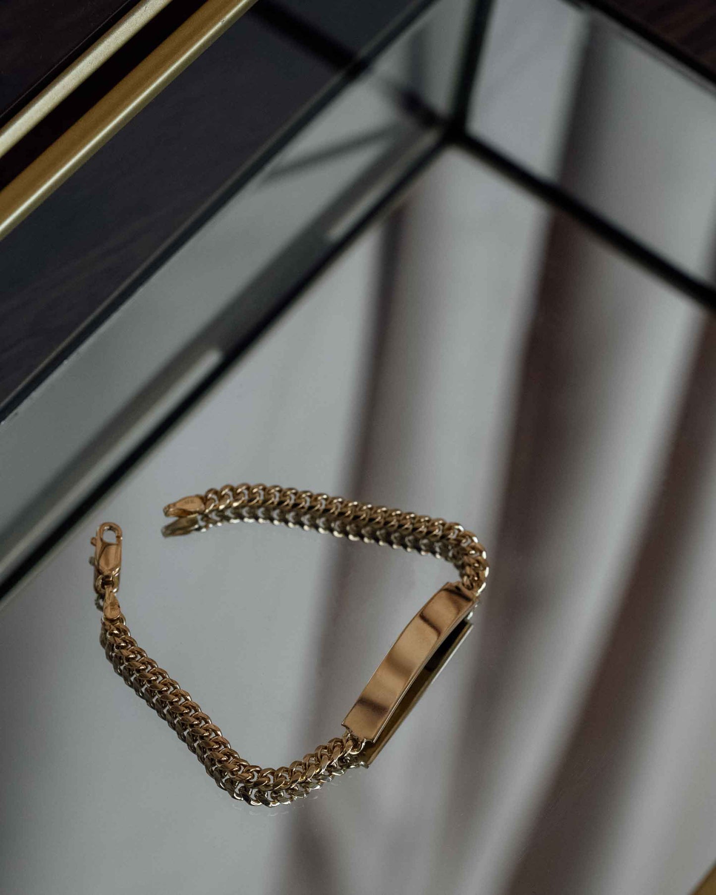 PVLA | 14k Solid Yellow Gold Miami Cuban Baby ID Bracelet | Gold Baby Name Bracelet